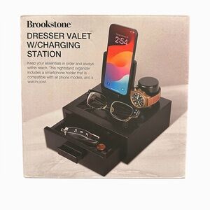 Brookstone® DRESSER VALET WITH CHARGING STATION